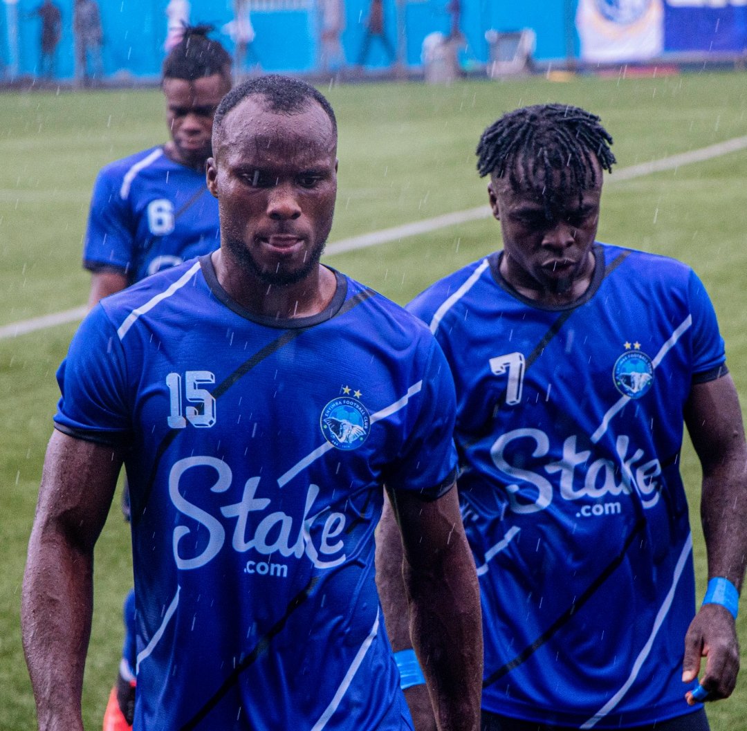Enyimba players after a CAF Champions League game