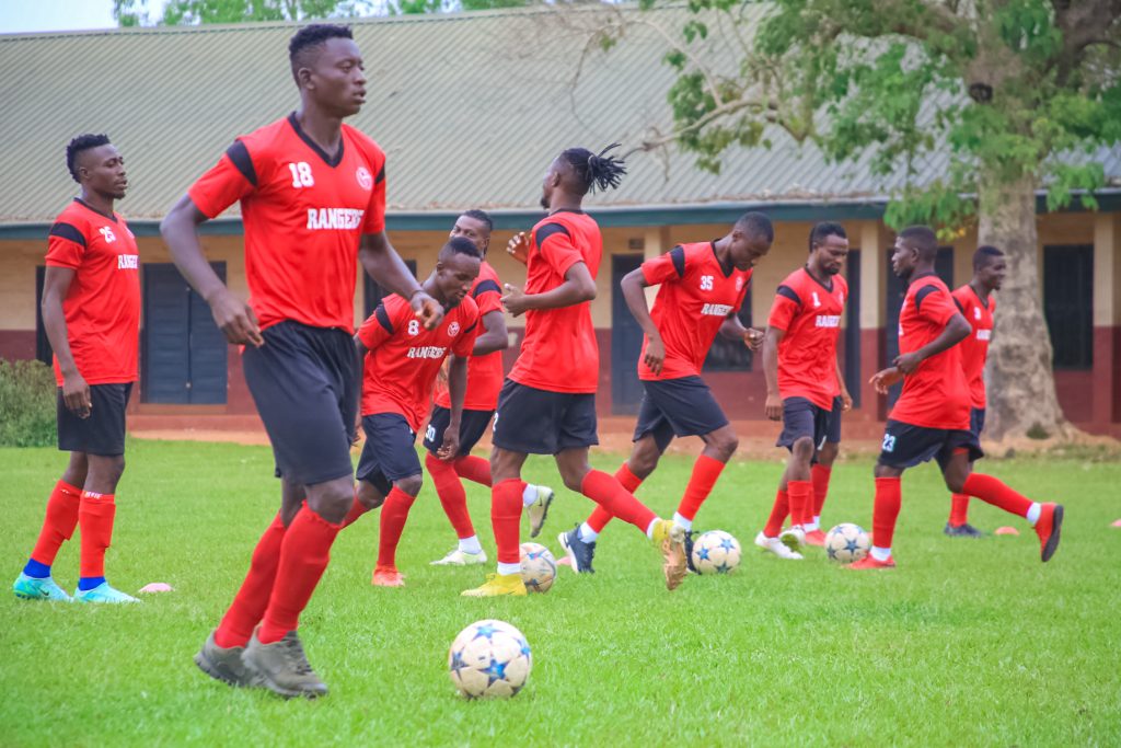 Enugu Rangers in training ahead of oriental derby