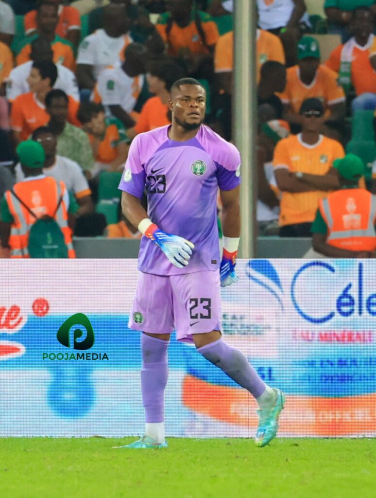 Stanley Nwabali against Cote D'Ivoire