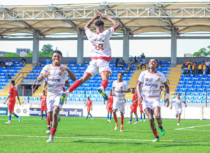 Ikorodu City FC players celebrate