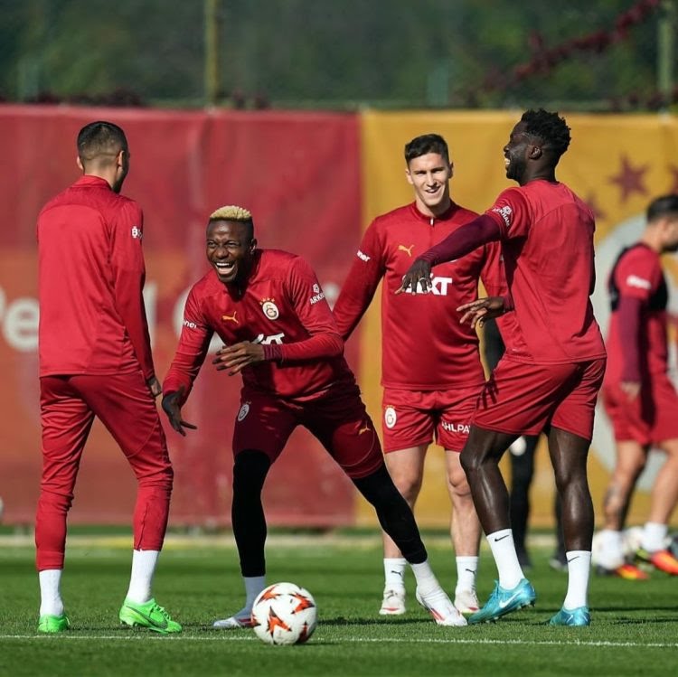 Oshimen returns to training for Galatasaray ahead Europa league