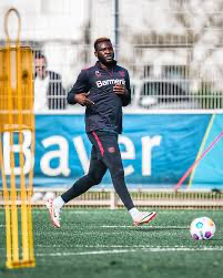 Boniface Returns To Leverkusen Training After Two-Month Layoff