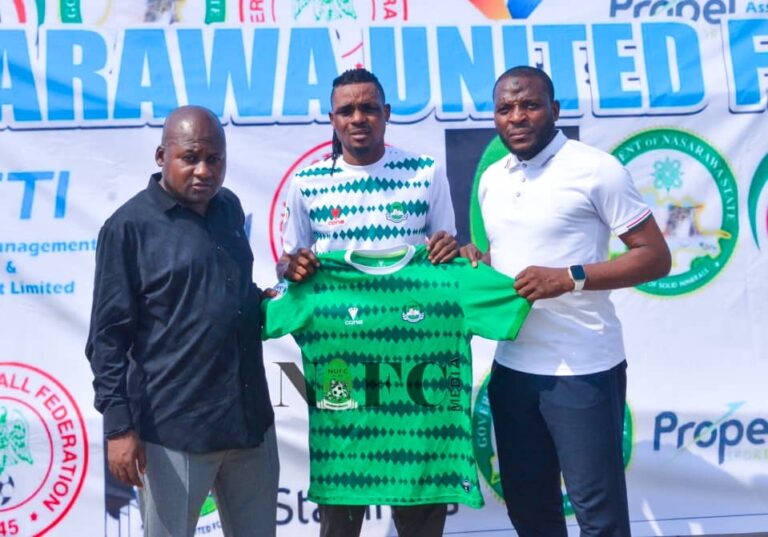 Nasarawa Utd Unveils Peter Eneji, Aliyu Abubakar, and 6 Other New Signings Ahead Of NPFL25
