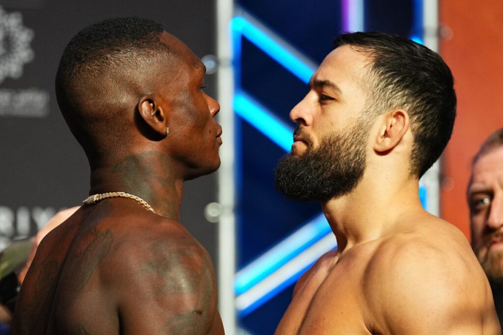 Adesanya suffers second straight knockout