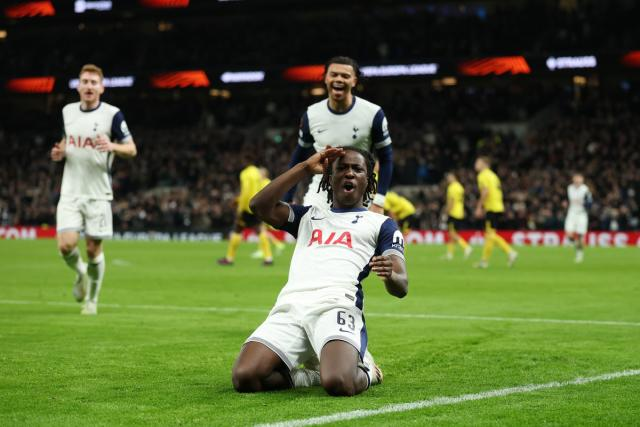 Damola Ajayi celebrates