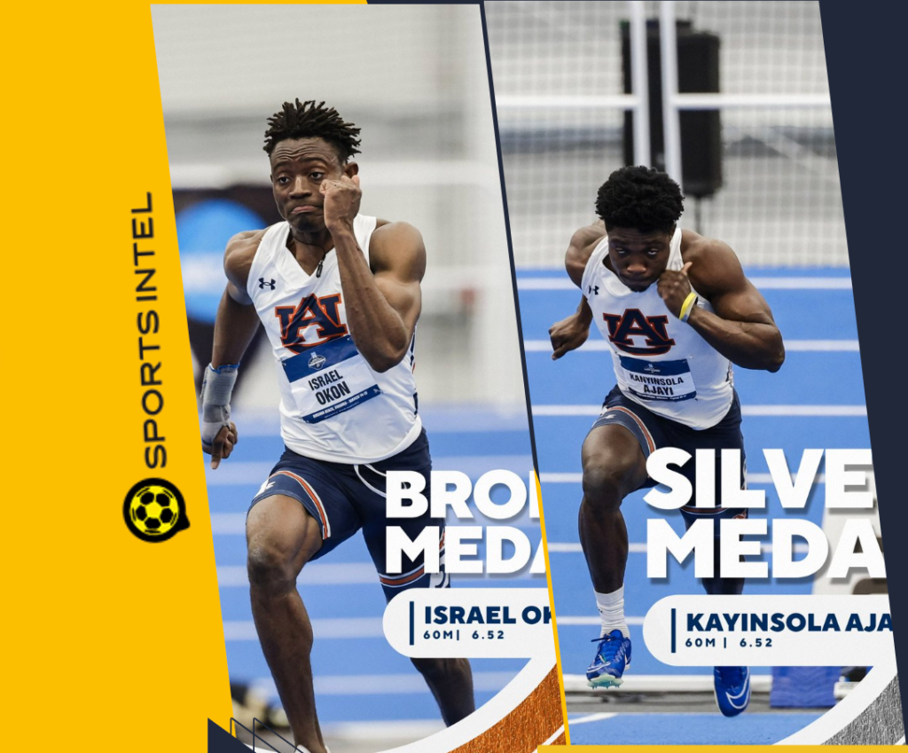 Two Nigerian sprinters wins medals at NCAA championship.