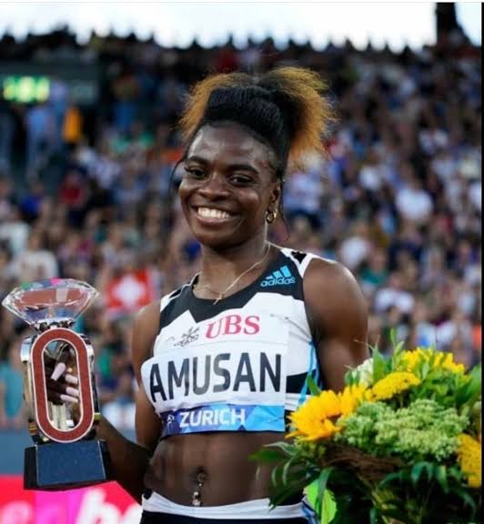 Tobi Amusan is a three time(consecutive) winer of the 100m hurdles event of the Diamond League.