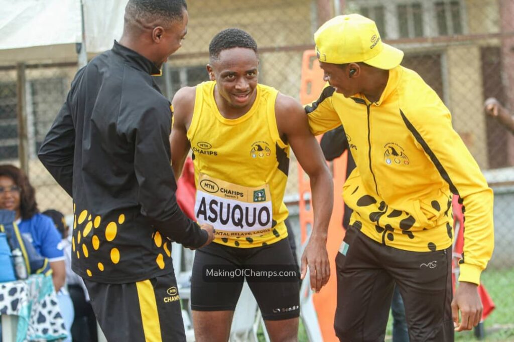 Ezekiel Asuquo clocked the fastest time across both junior and senior 200m preliminaries.