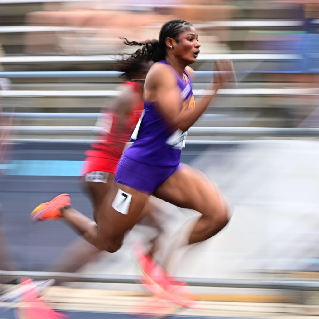 Tima Godbless runs 10.91