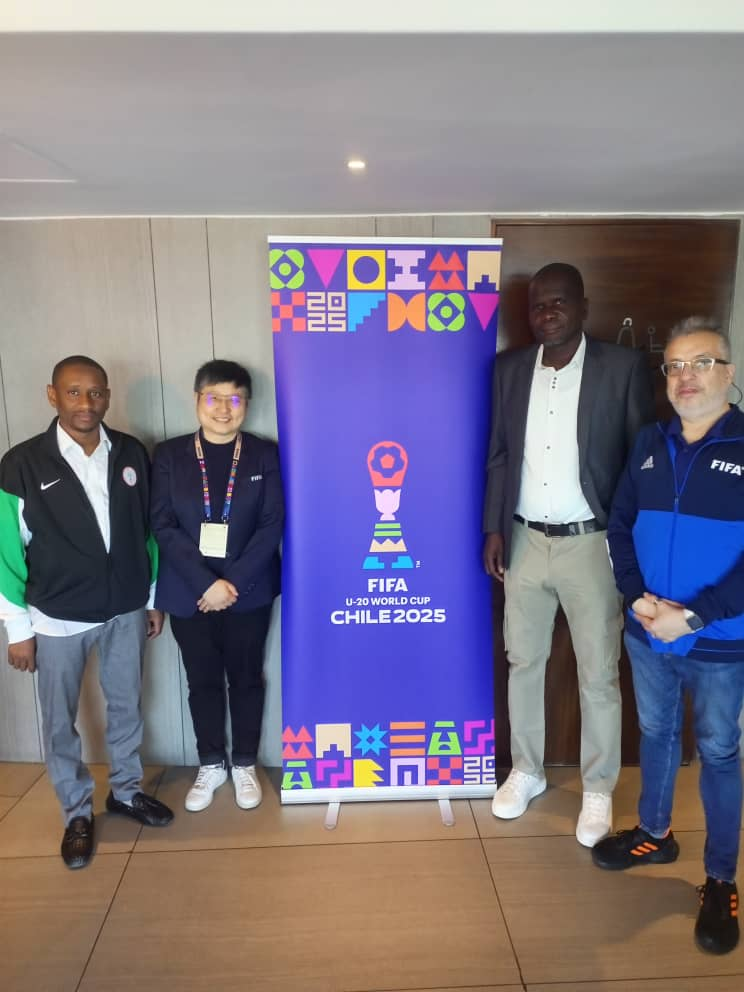 Aliyu Zubairu at the FIFA U20 World Cup draws
