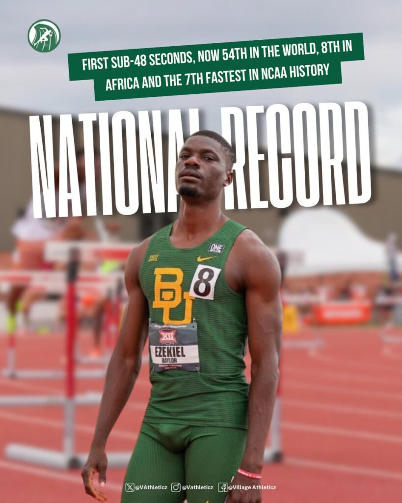Ezekiel Nathaniel As A Challenger for Tokyo World Athletics Championship