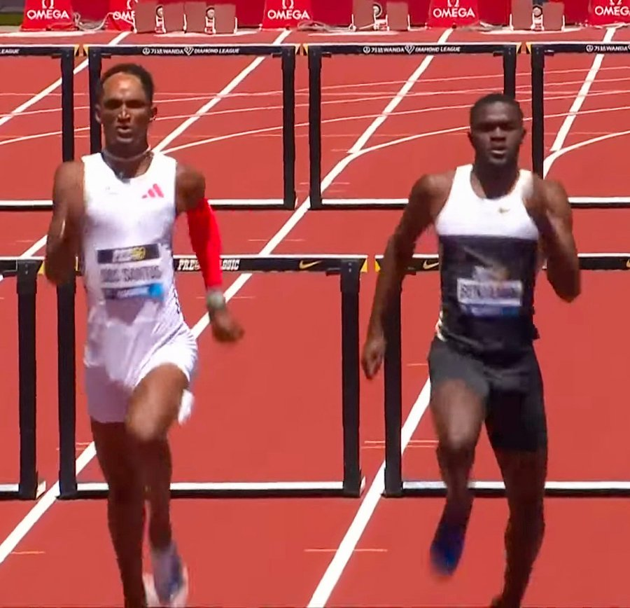 Dos Santos wins the Diamond League race