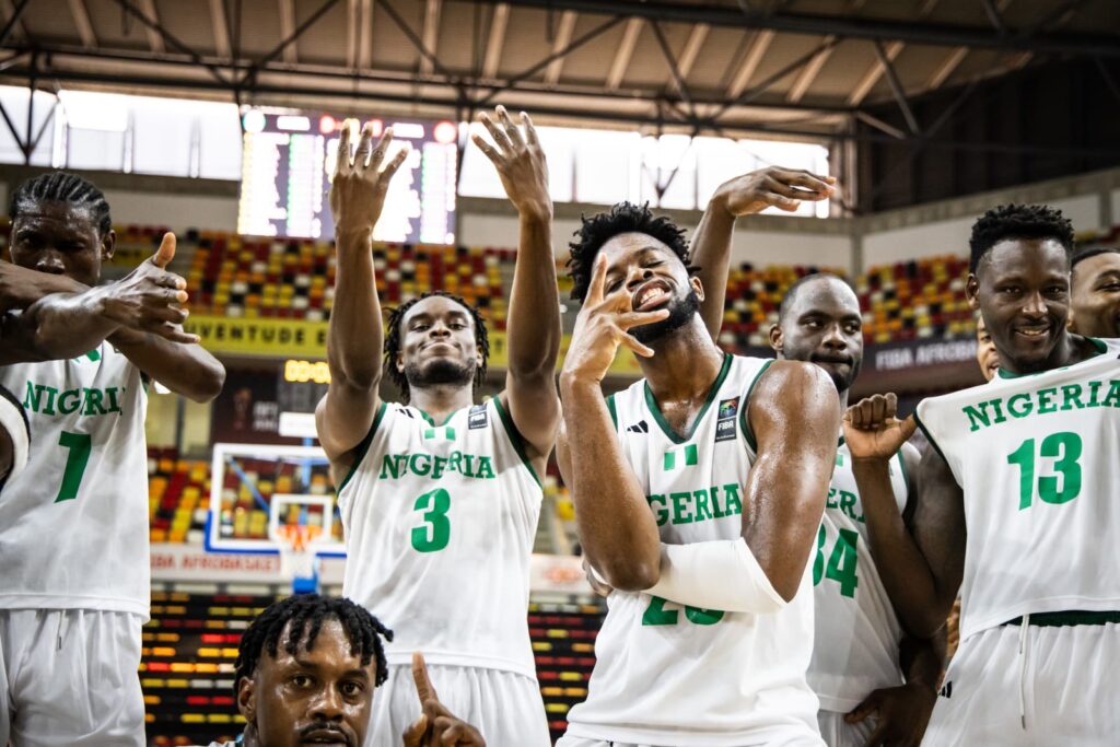 Nigeria celebrates win over Tunisia