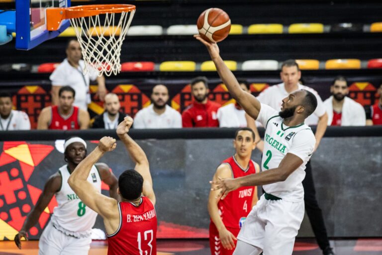Josh Okogie Rips Tunisia Off In D’Tigers Demolition Job Okogie goes to the rim effortlessly
