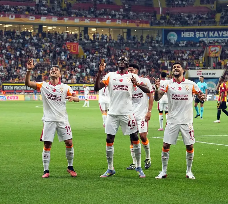 Osimhen opens goals account, celebrates