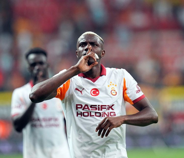 First goal for Osimhen after a return to Galatasaray