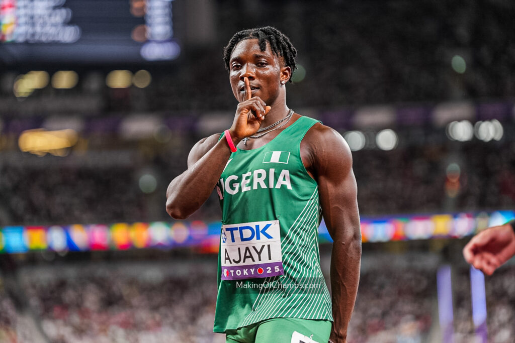 Kanyinsola Ajayi clocks 9.88s to hit 2025 Wolrd Athletics Chmapionship Semis