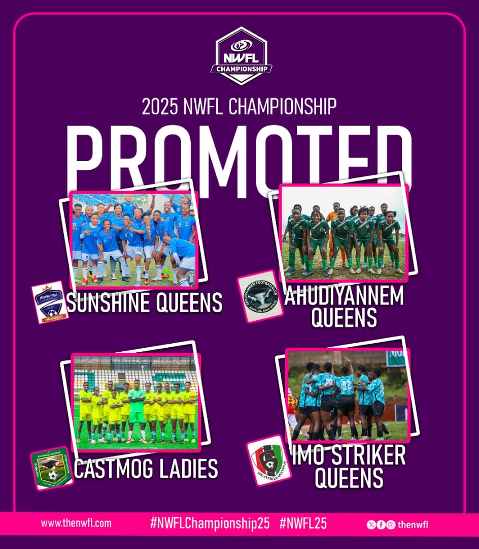 NWFL promoted teams
