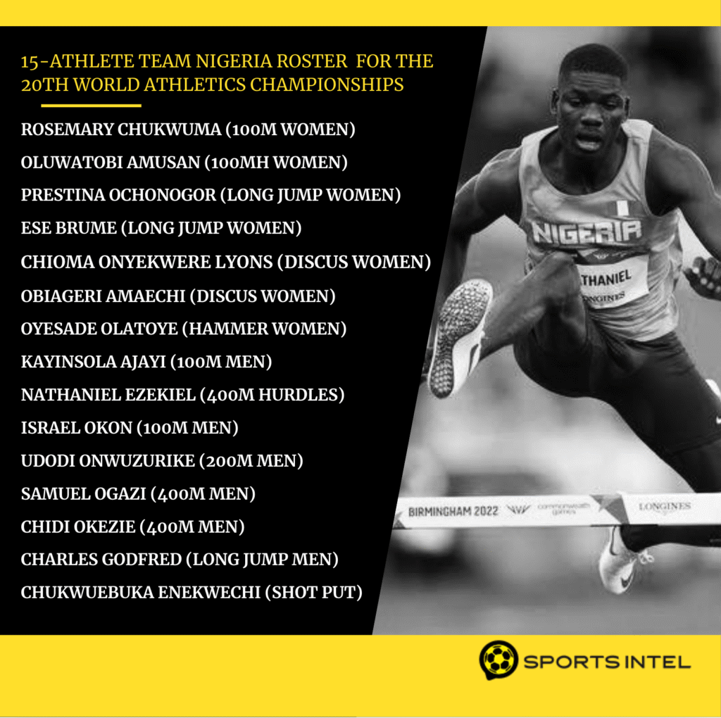 Amusan To Lead Team Nigeria