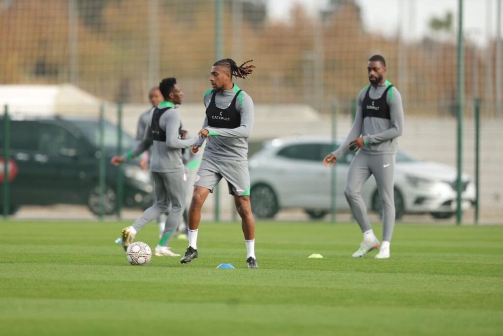 Nigeria Vs Tanzania: Iwobi in Training