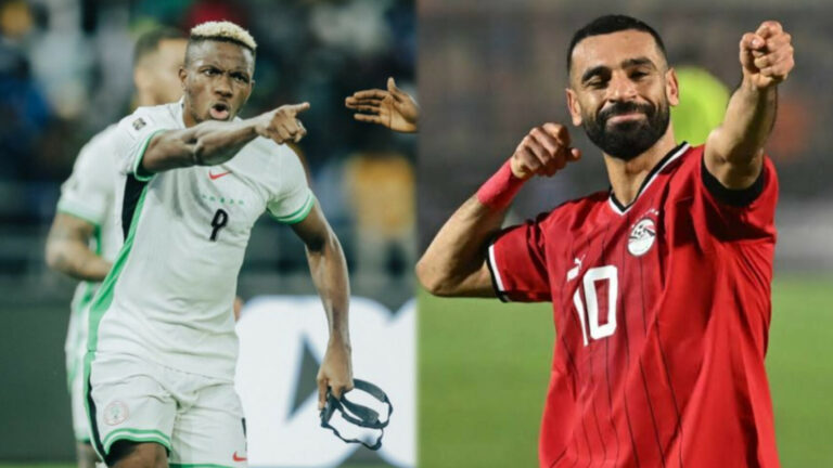 Morocco 2025:Super Eagles Warm Up With Test Game Against Egypt in Cairo Osimhen and Salah