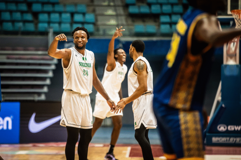 Morris Udeze the star of the show in Tunisia