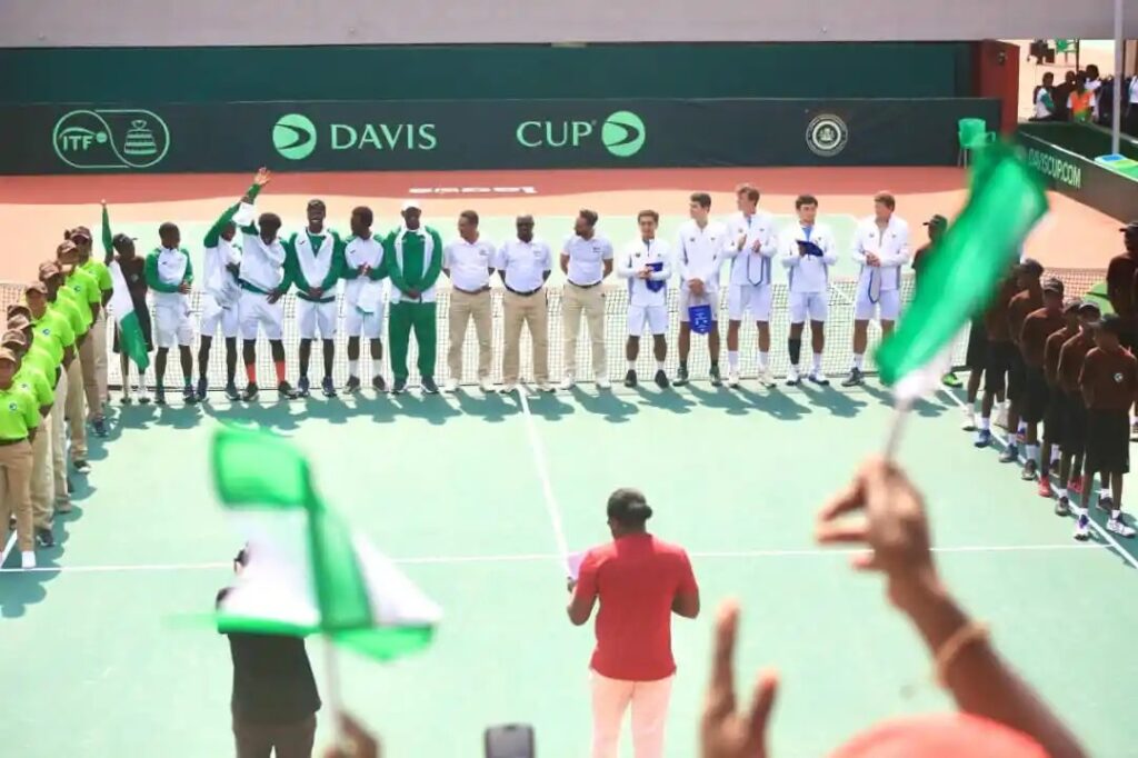 Nigeria Davis Cup Promotion line up Vs Uzbekistan.