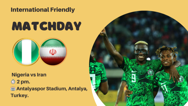 Nigeria Vs Iran matchday