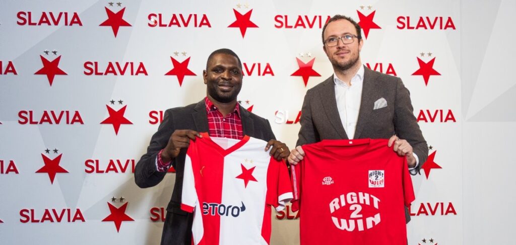 Slavia Prague announce partnership with Right2Win, Nigeria