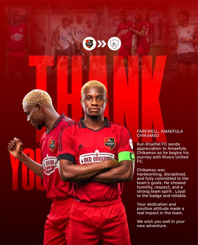 NPFL Transfer Deal Sheet: Rivers United Signs duo from Kun Khalifat