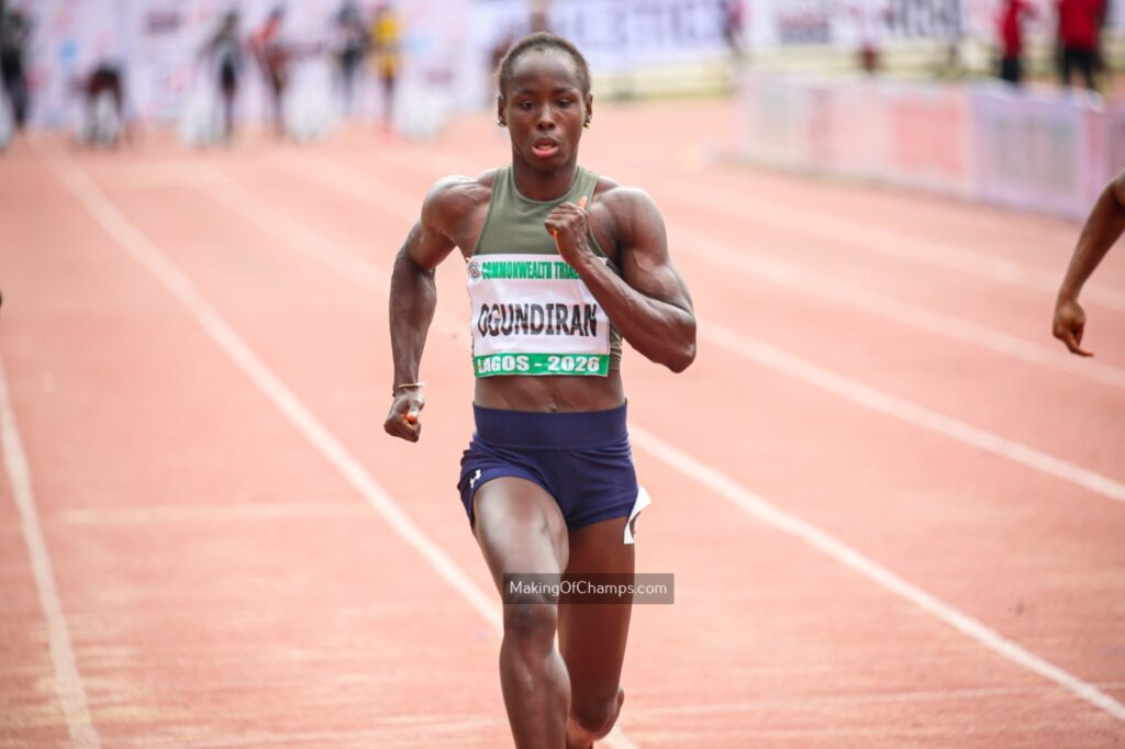Blessing Ogundiran wins 100m National title