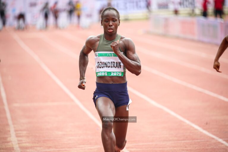 Blessing Ogundiran 100m Title Sealed in Lagos Despite 4-Day Travel Chaos Blessing Ogundiran wins 100m National title