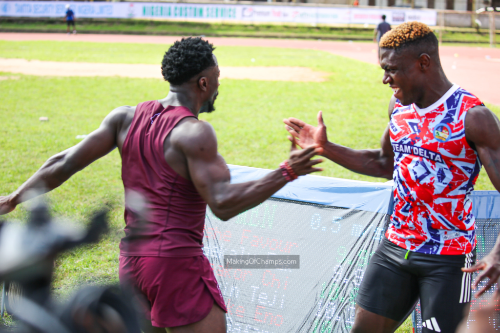 Ashe and Fakored both ran sub-10, a first since Deji Aliu and Uchenna Emedolu in 2003.