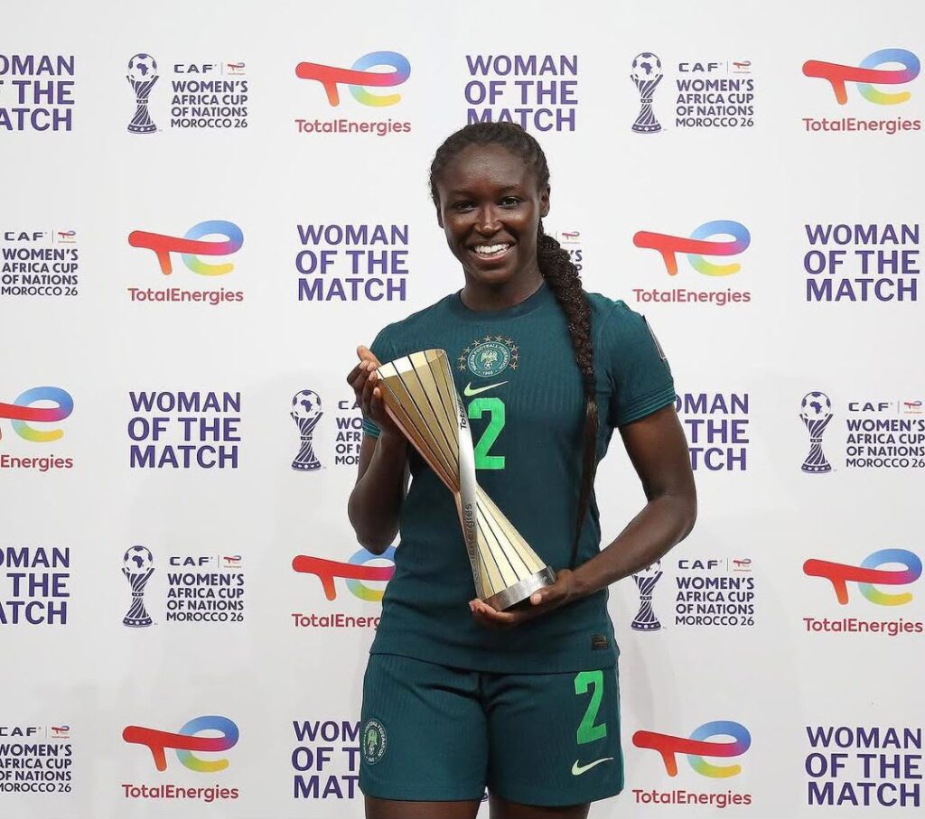 Rinsola Babjide is the woman of the match between Nigeria vs Egypt