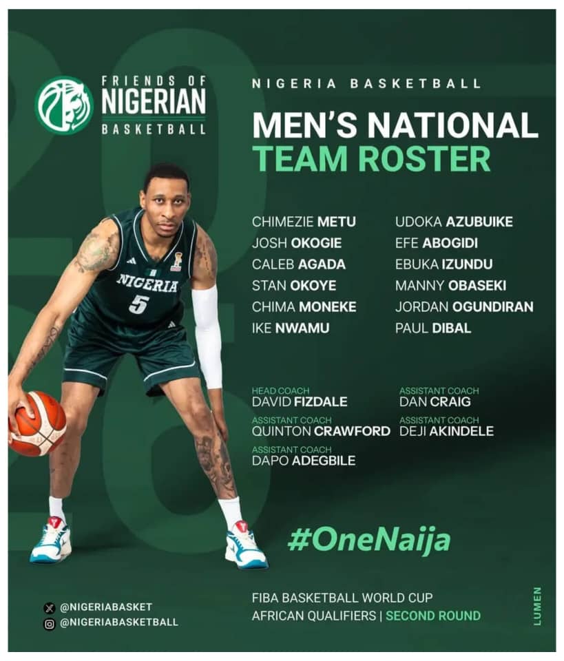 D'Tigers Roster for the  second qualifying window