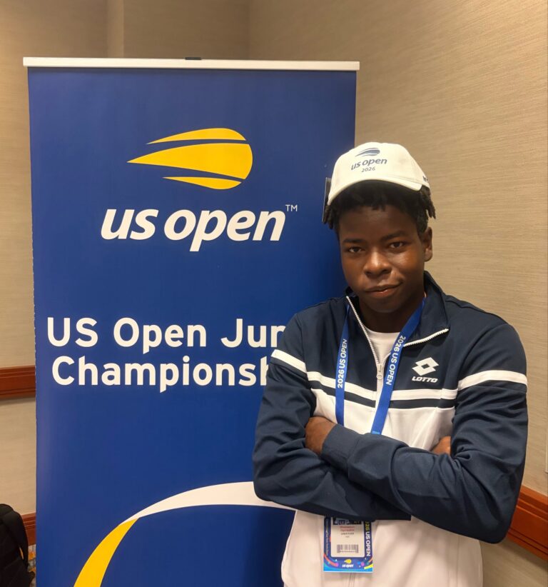 Seun Ogunsakin at the US Open