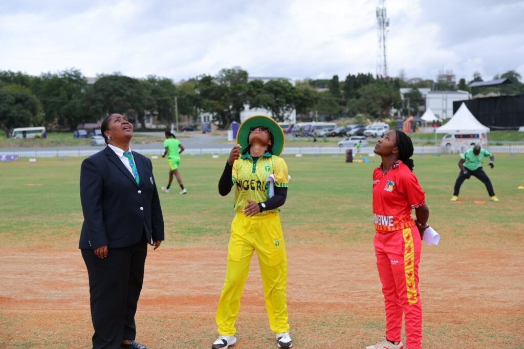 Nigeria won the toss and chose to Bat