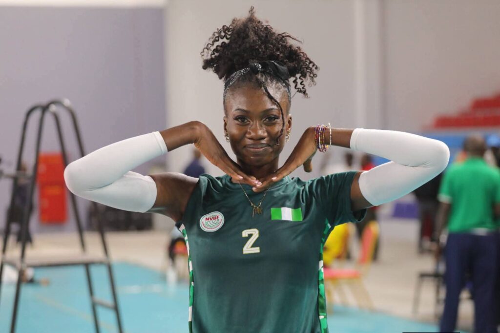 Christiana Amaka is the 4th best scorer at African Women's Volleyball championship