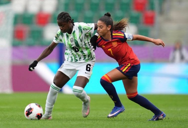Nigeria loses to Spain at the U20 Women's World Cup