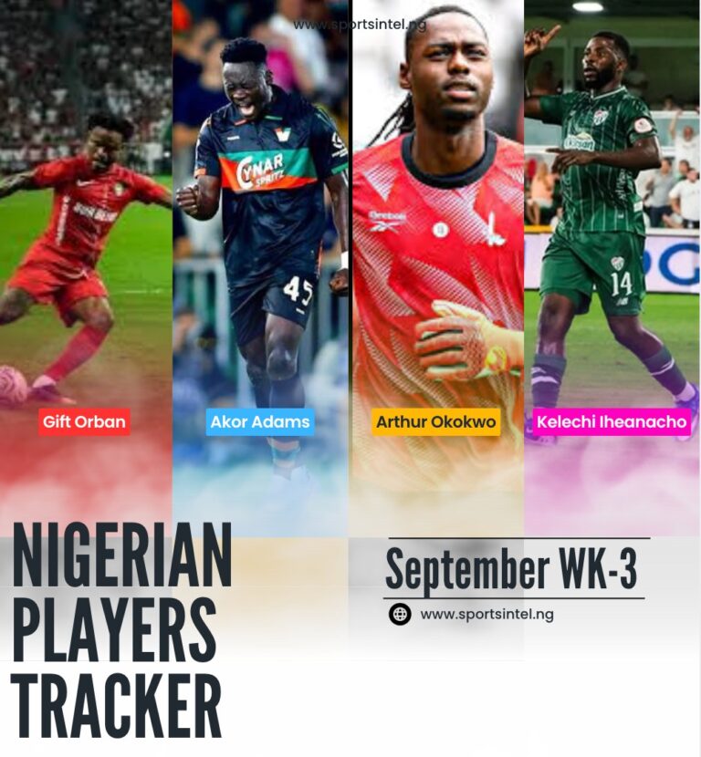 In this week's Nigerian Players Tracker