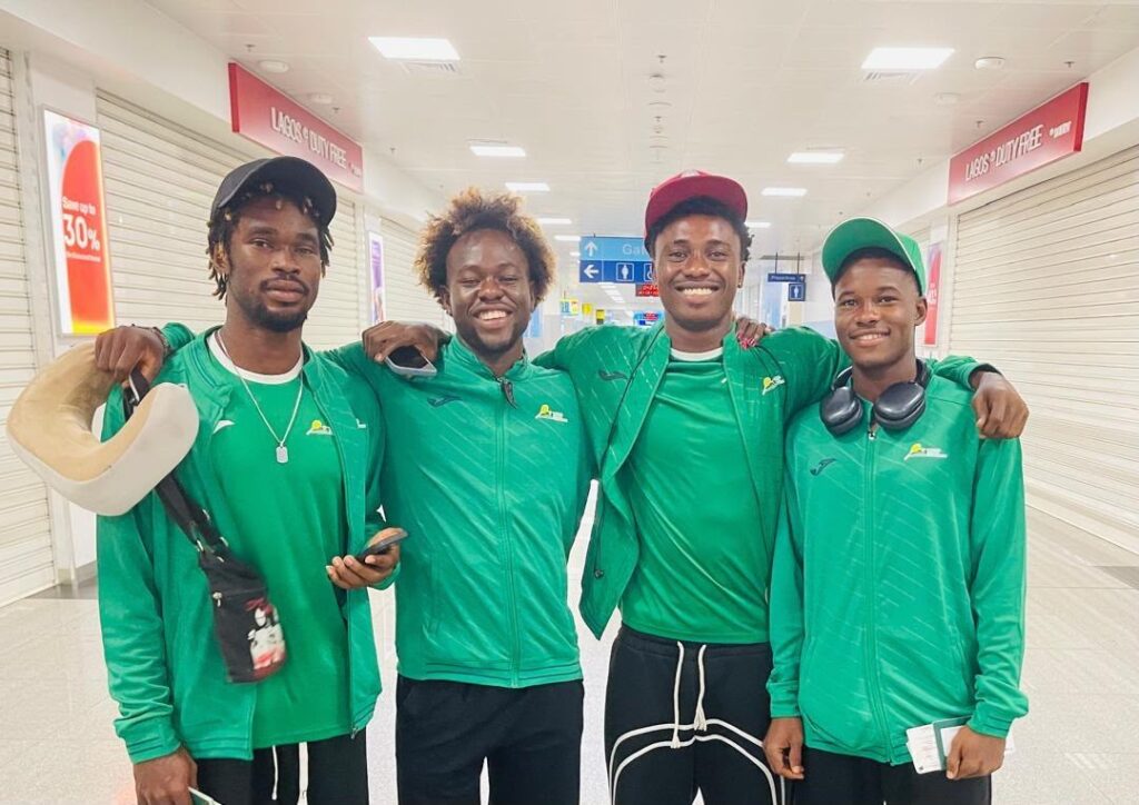 Team Nigeria Davis Cup Tennis team on its way to Morocco for Davis Cup quaifier
