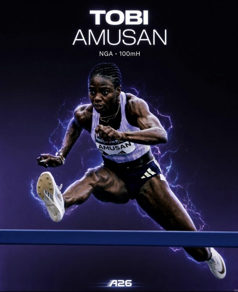 ATHLOS 100m Hurdles: Tobi Amusan Finishes Second on Debut, Earns $35k Tobi Amusan Earns $30k on ATHLOS debut