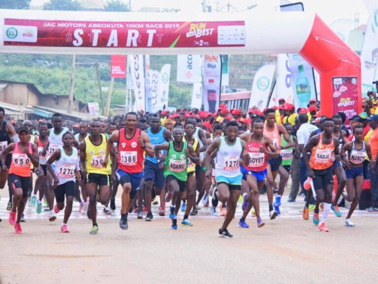 Starting point for Abeokuta Race